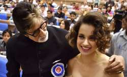 Kangana Ranaut and Amitabh Bachchan