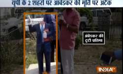 Miscreants vandalise BR Ambedkar's statues in Uttar Pradesh