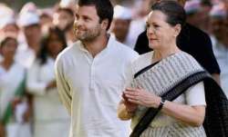 Congress president Rahul Gandhi and his mother Sonia Gandhi