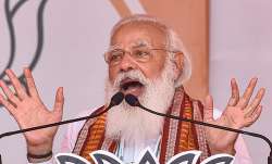 Prime Minister Narendra Modi addresses rally in support of