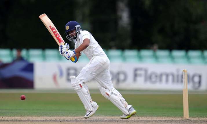 Prithvi Shaw scored his half-century against the England