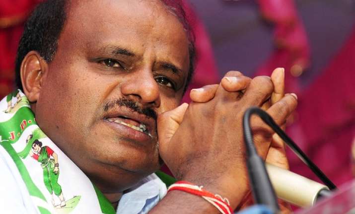 Earlier in the day, Kumaraswamy said he was "not happy"