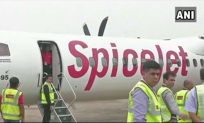 SpiceJet operates India's first flight partially powered by