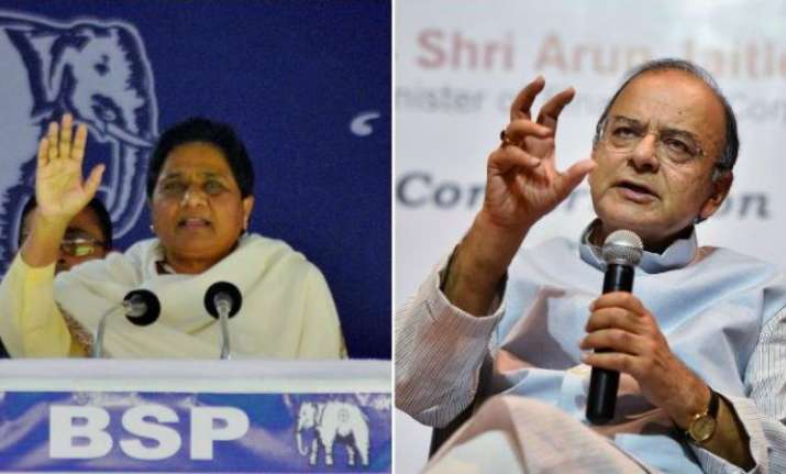 Mayawati and Arun Jaitley