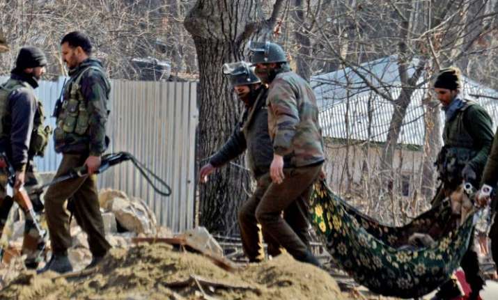 Nine people comprising five militants, two civilians and