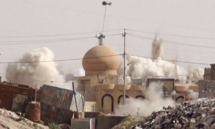 The explosion occurred on Monday night when people were