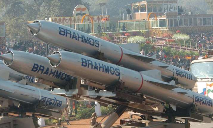 Brahmos supersonic cruise missiles.
