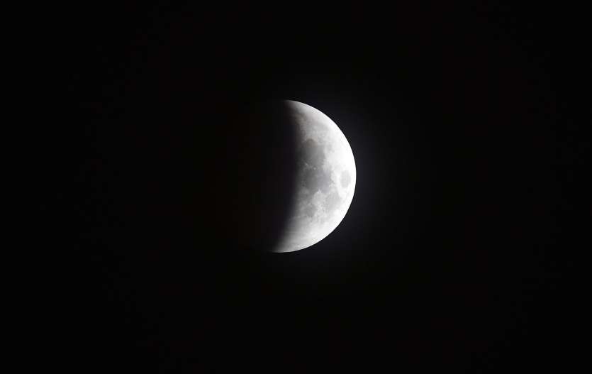 The first part of the lunar eclipse saw the Moon fall under the Earth’s shadow. This part of the eclipse is known as the penumbral eclipse, as the Moon is under partial influence of the shadow cast by the Earth also called Umbra. (Picture from Chennai)
