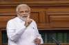 Prime Minister Narendra Modi speaks in the Lok Sabha on