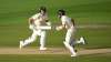Ben Stokes and Joe Root of England run during Day Four of