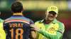Virat Kohli and Aaron Finch