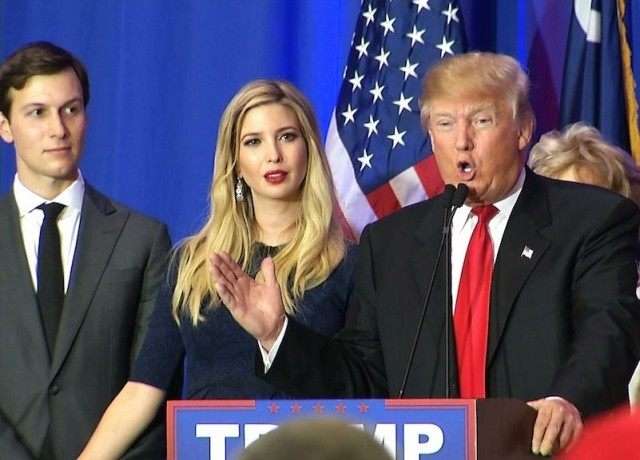 File photo of Donald Trump with daughter Ivanka and her