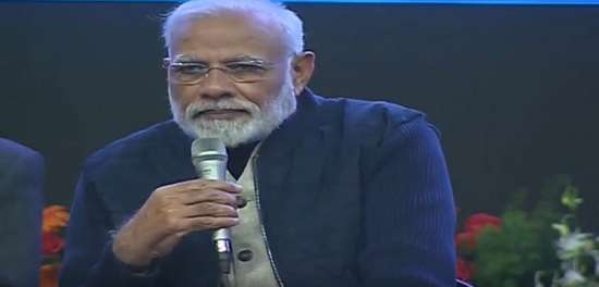 PM Modi interacts with students in J-K