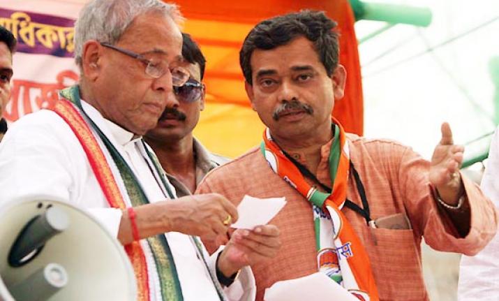 Former President Pranab Mukherjee and his son Abhijit