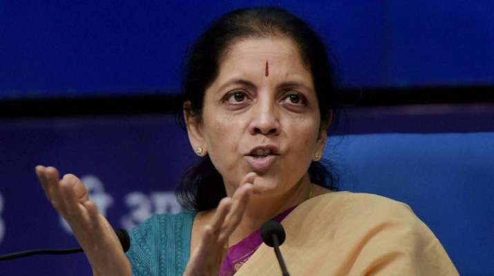Finance Minister Nirmala Sithraman