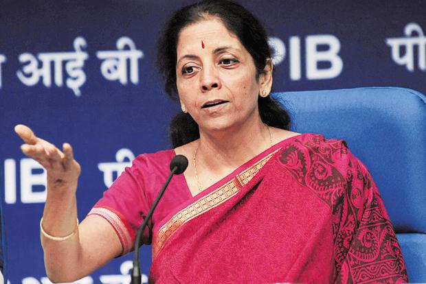 Finance Minister Nirmala Sitharaman