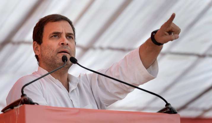 Congress president Rahul Gandhi