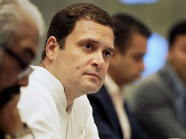 Congress president Rahul Gandhi