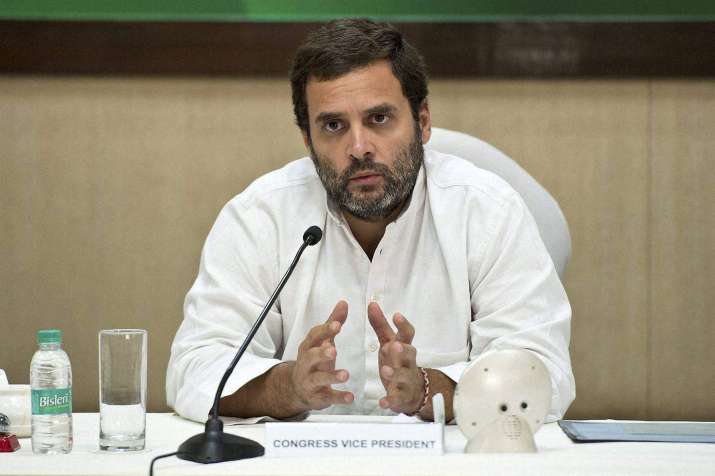 Congress president Rahul Gandhi