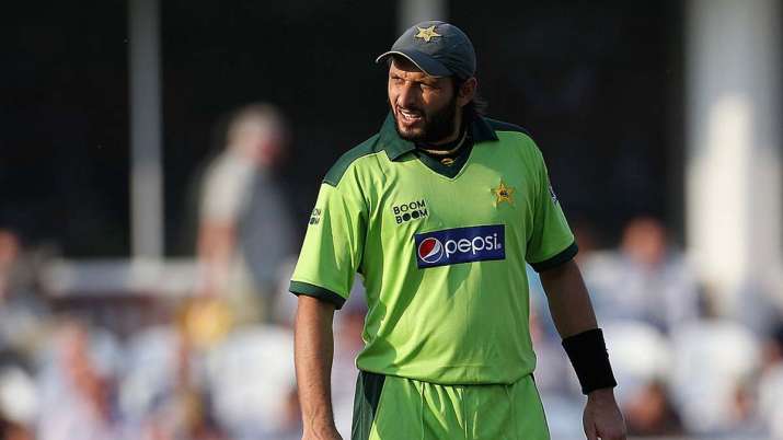 shahid afridi jersey number