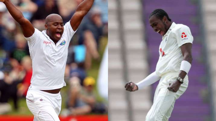 jofra archer, tino best, jofra archer vs tino best, jofra archer england