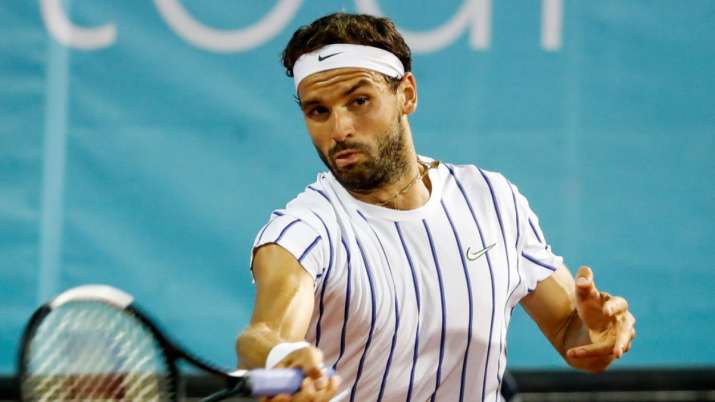 Grigor Dimitrov, who tested positive for COVID-19 in June,