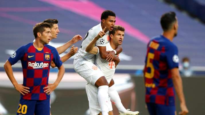 fc barcelona, bayern munich, champions league, barcelona 8-2, bayern munich 8-2, lionel messi