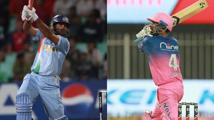 yuvraj singh, rahul tewatia, rahul tewatia five sixes, rahul tewatia sixes, rahul tewatia kxip, king