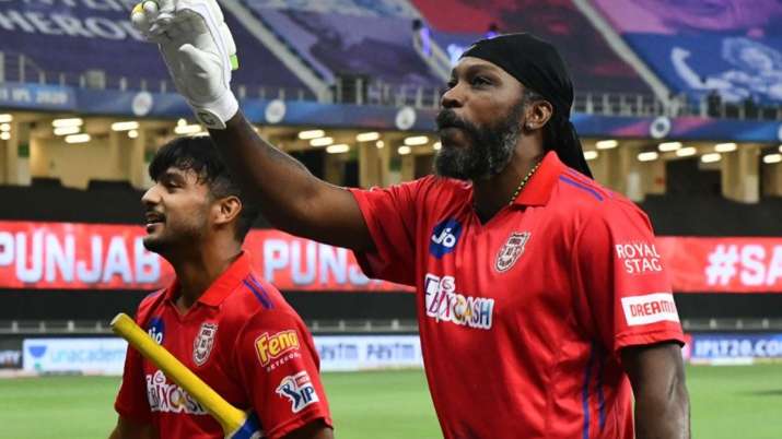 Chris Gayle and Mayank Agarwal