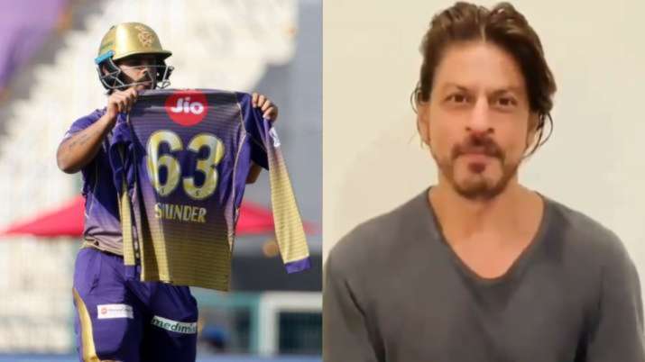 shah rukh khan, nitish rana, shah rukh khan video, shah rukh khan instagram, nitish rana father in l