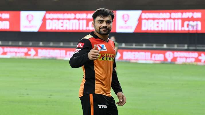 Rashid Khan after putting up an impressive bowling show