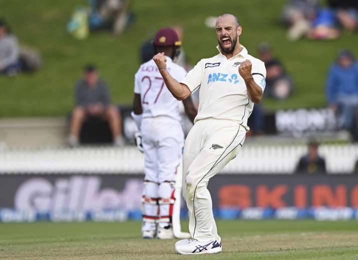 West Indies, who were six down for 196 in the second