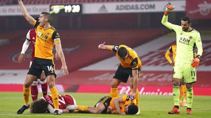 raul jimenez, raul jimenez wolves, raul jimenez wolverhamptom, wolves vs arsenal, premier league