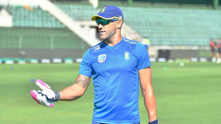 Du Plessis played all the three T20Is for the Proteas which