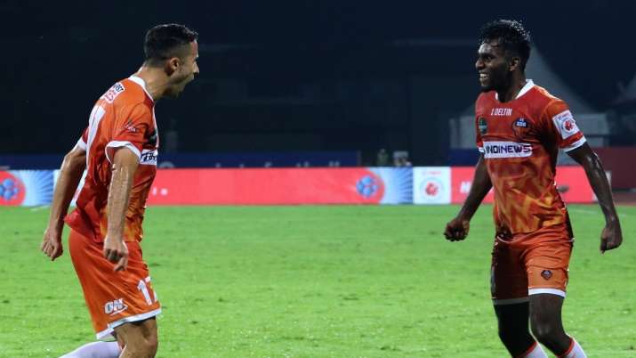 Igor Angulo's goal at the stroke of half-time helped a