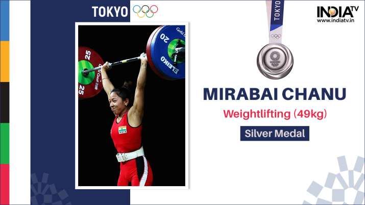 Weightlifting: Mirabai Chanu creates history; wins silver medal in Tokyo Olympics 49kg category