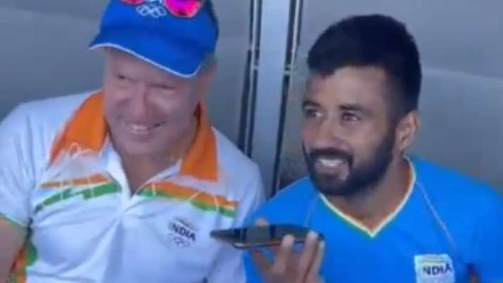 Watch: PM Modi talks to men's hockey captain Manpreet, coach Reid after historic Olympic bronze
